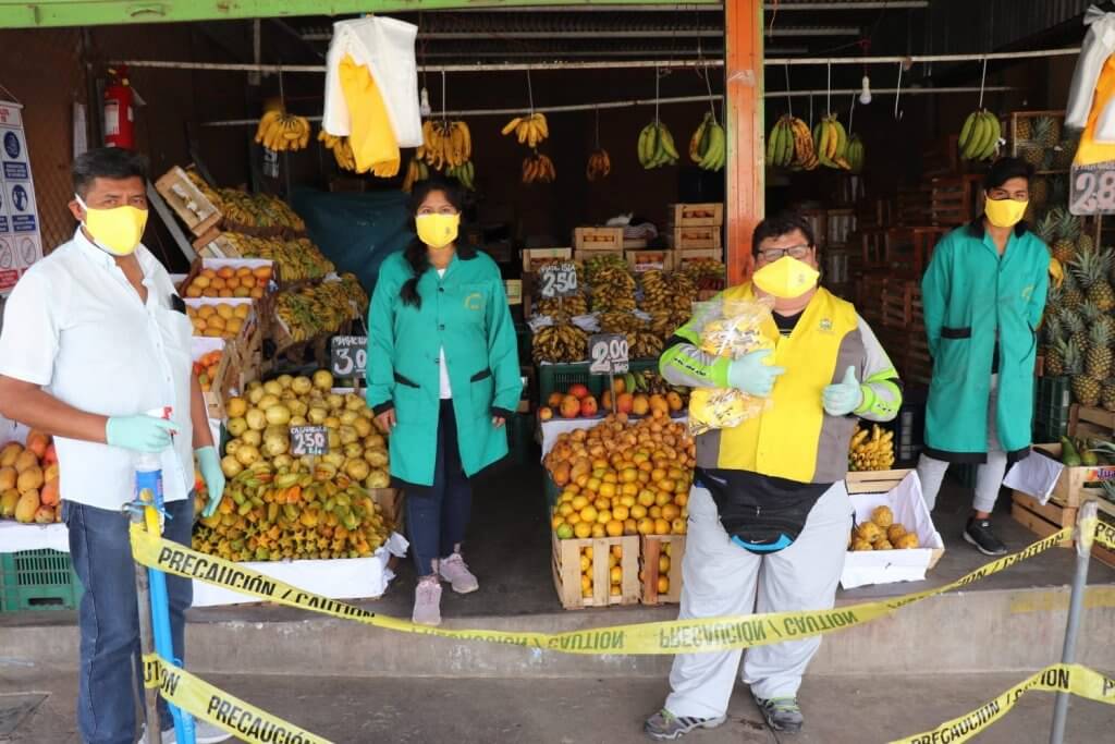 Medidas preventivas por parte de la ciudadanía en Río Seco. | FOTO: Municipalidad Distrital de Cerro Colorado.