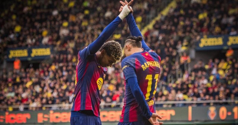 Barcelona le ganó al Villarreal y finaliza el 2025 como único líder